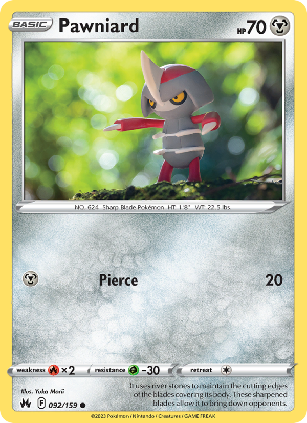 Pawniard (092/159) Reverse Holo card image