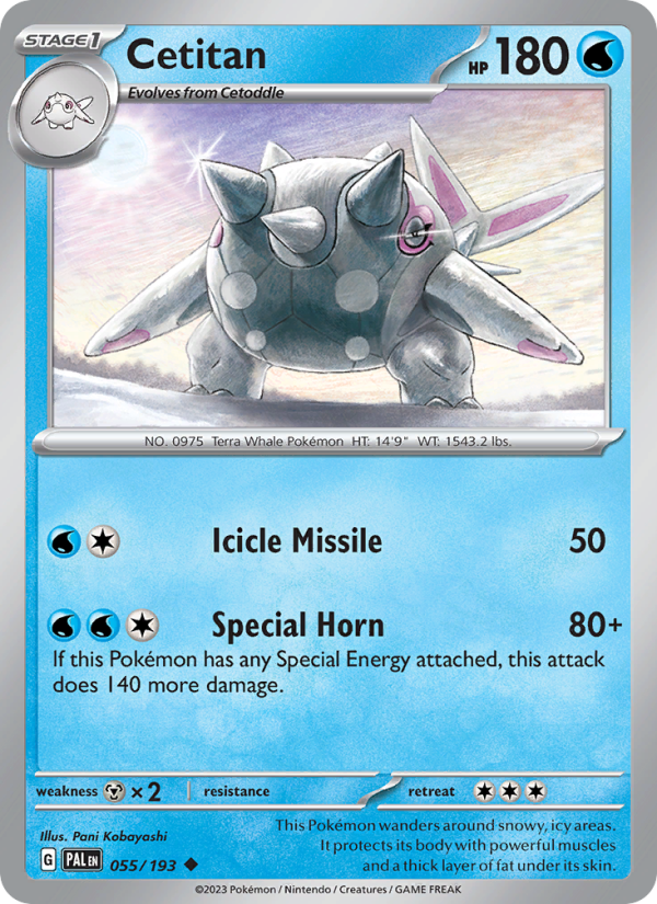 Cetitan (055/193) Reverse Holo card image