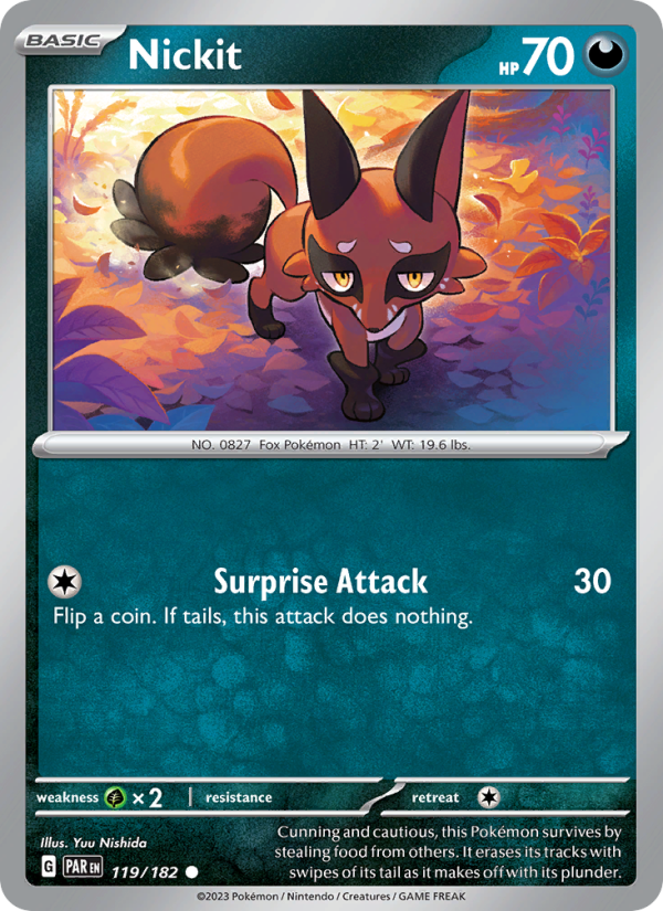 Nickit (119/182) Reverse Holo card image