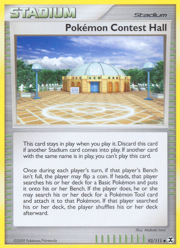 Pokémon Contest Hall (093/111) Reverse Holo card image
