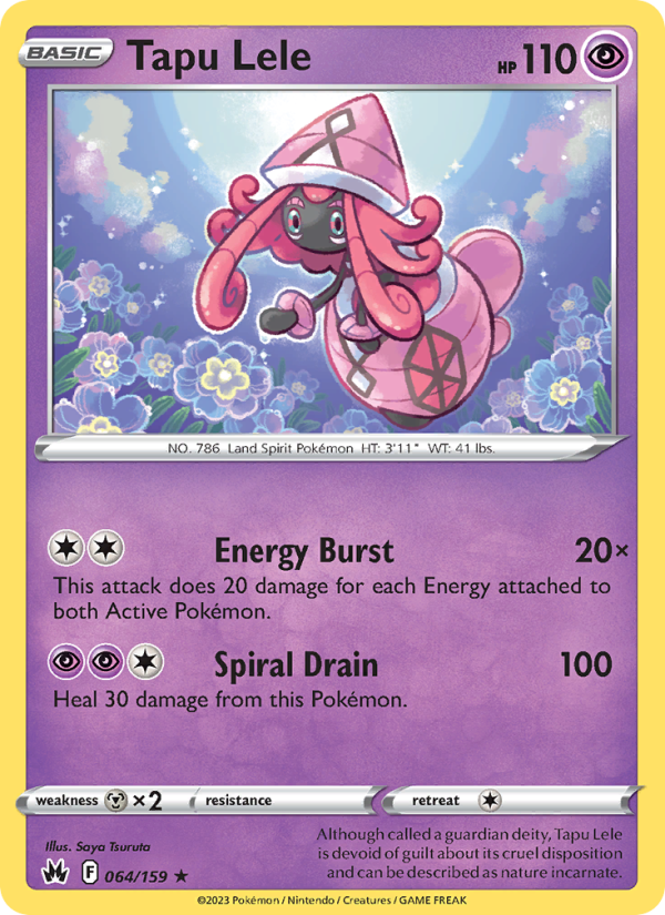 Tapu Lele (064/159) Reverse Holo card image