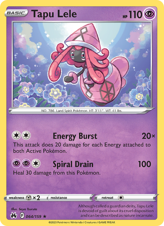 Tapu Lele (064/159) Reverse Holo card image