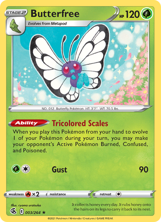 Butterfree (003/264) Reverse Holo card image