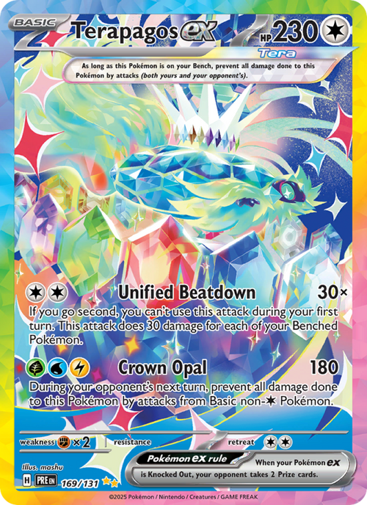 Terapagos ex (169/131) Reverse Holo card image