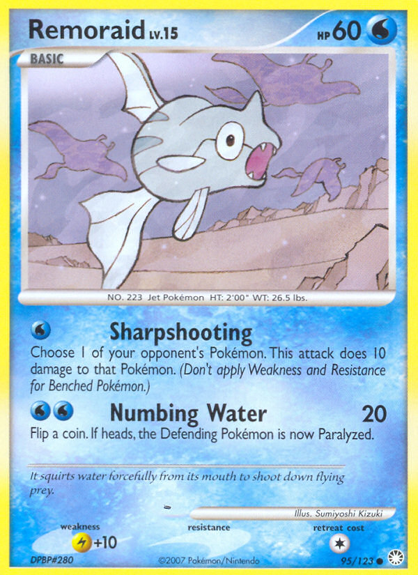 Remoraid (095/122) Reverse Holo card image