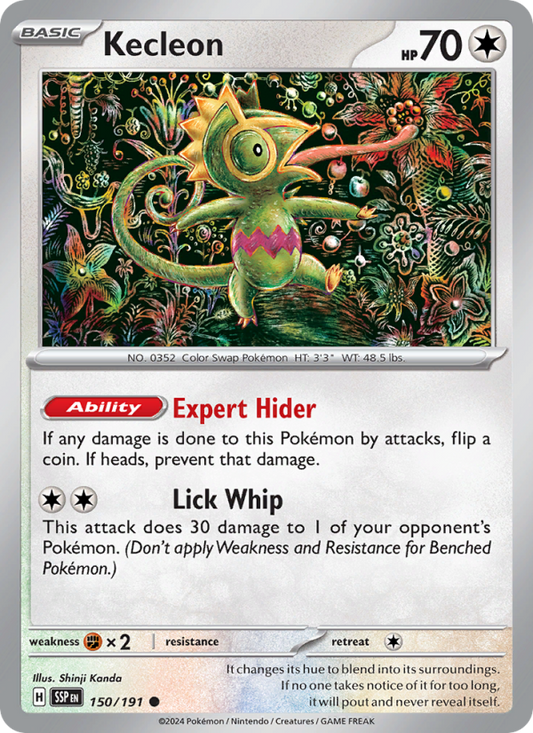 Kecleon (150/191) Reverse Holo card image