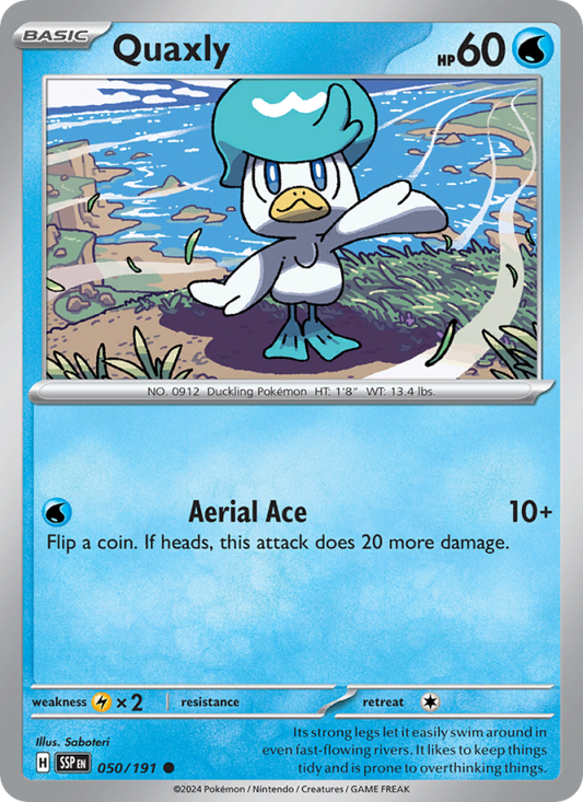 Quaxly (050/191) Reverse Holo card image