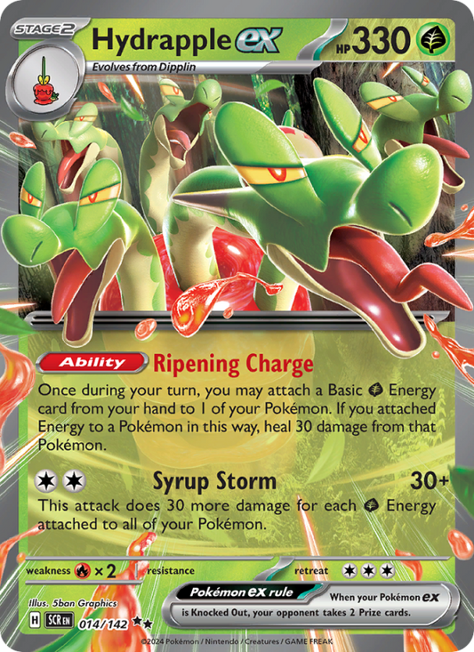 Hydrapple ex (014/142) Holographic card image