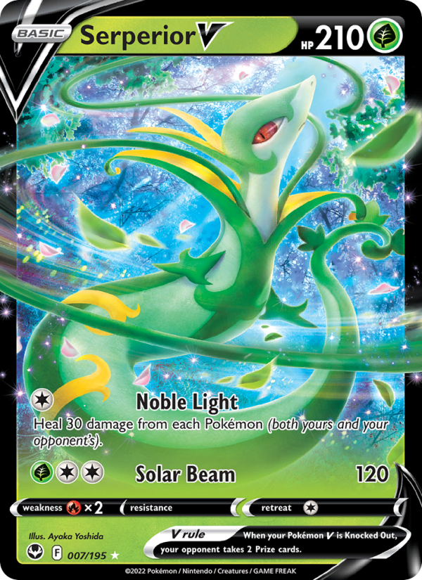 Serperior V (007/195) Holographic card image