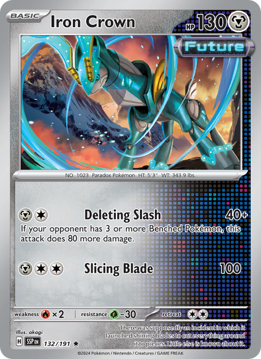 Iron Crown (132/191) Reverse Holo card image