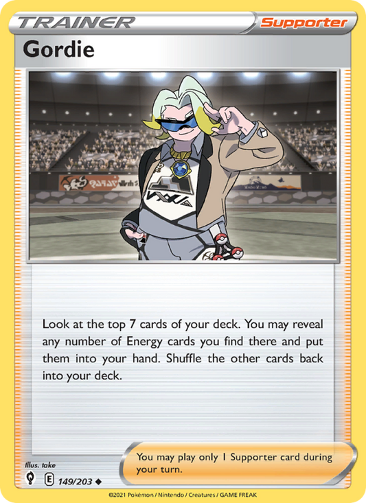 Gordie (149/203) Reverse Holo card image