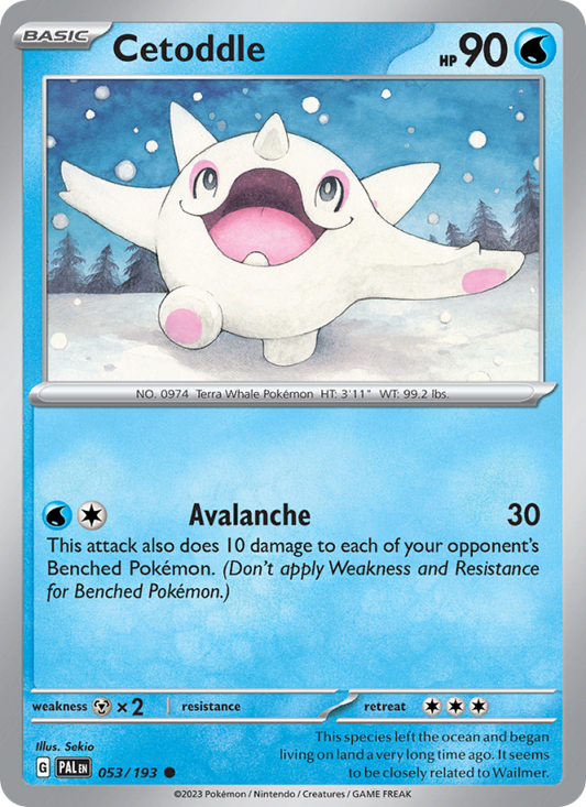 Cetoddle (053/193) Reverse Holo card image