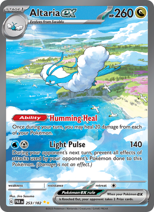 Altaria ex (253/182) Holographic card image