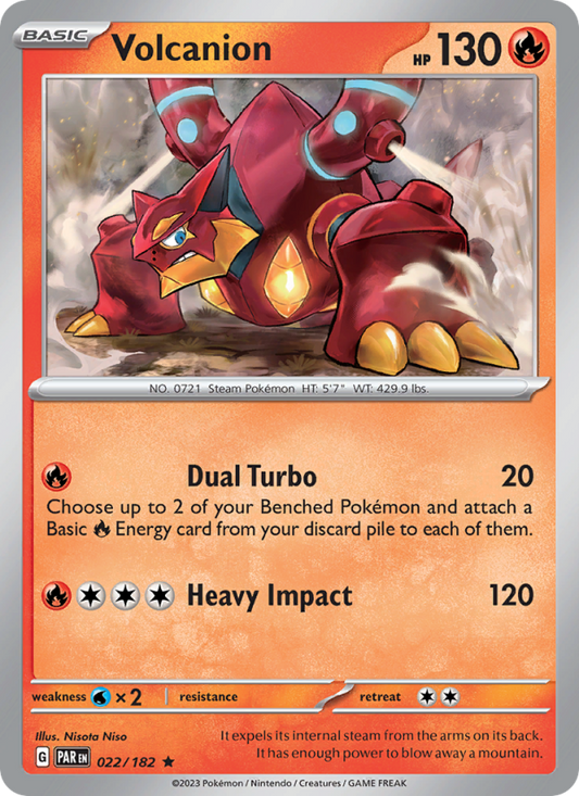 Volcanion (022/182) Holographic card image
