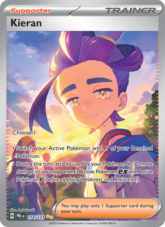 Kieran (174/131) Reverse Holo card image