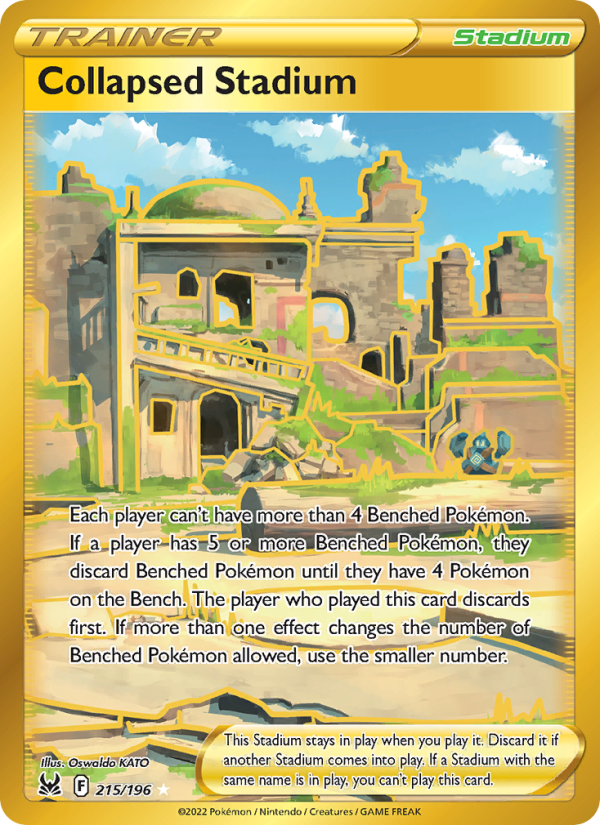 Collapsed Stadium (215/196) Holographic card image