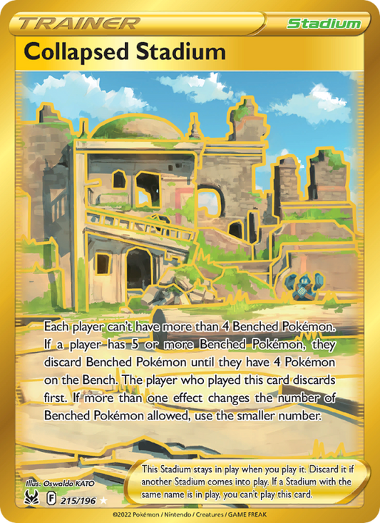 Collapsed Stadium (215/196) Holographic card image