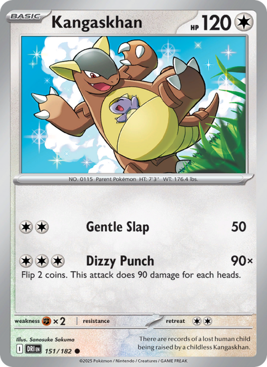 Kangaskhan (151/182) Reverse Holo card image