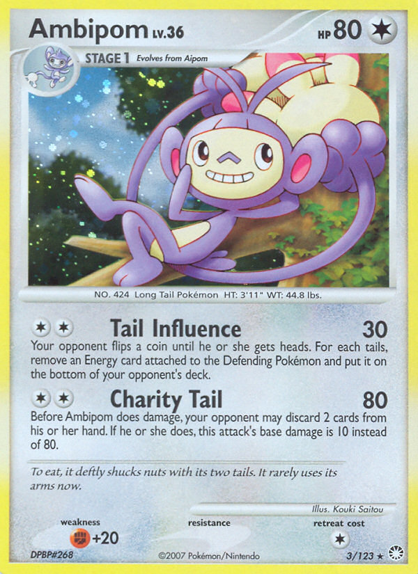 Ambipom (003/122) Reverse Holo card image