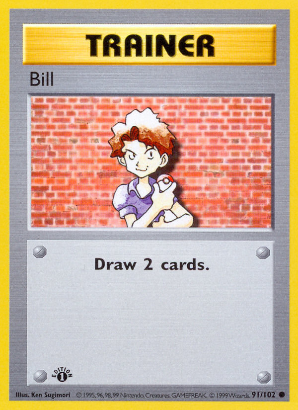 Bill (091/102) Reverse Holo card image