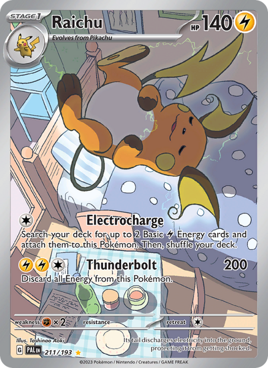 Raichu (211/193) Holographic card image