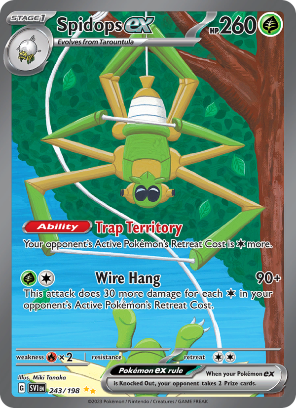 Spidops ex (243/198) Holographic card image