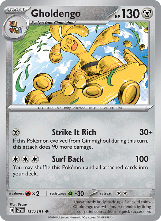 Gholdengo (131/191) Reverse Holo card image