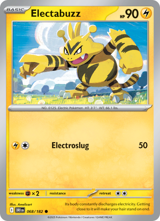 Electabuzz (068/182) Reverse Holo card image