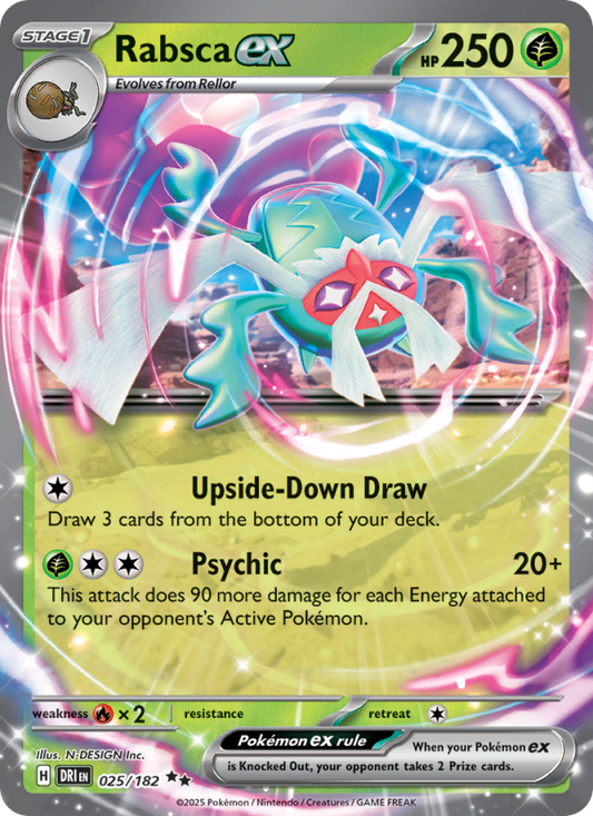 Rabsca ex (025/182) Reverse Holo card image