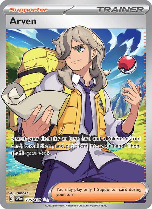 Arven (235/198) Holographic card image