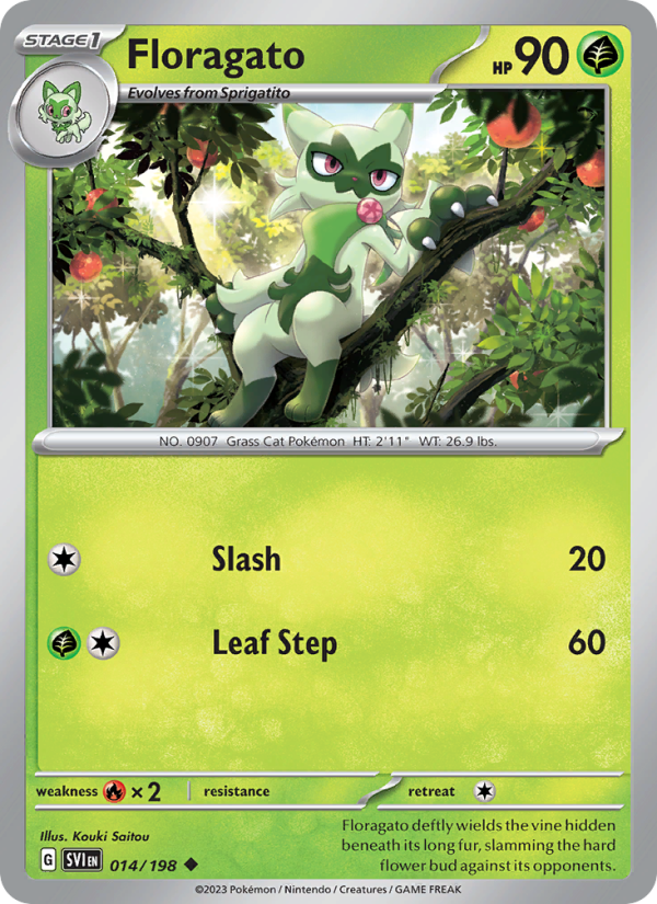 Floragato (014/198) Reverse Holo card image