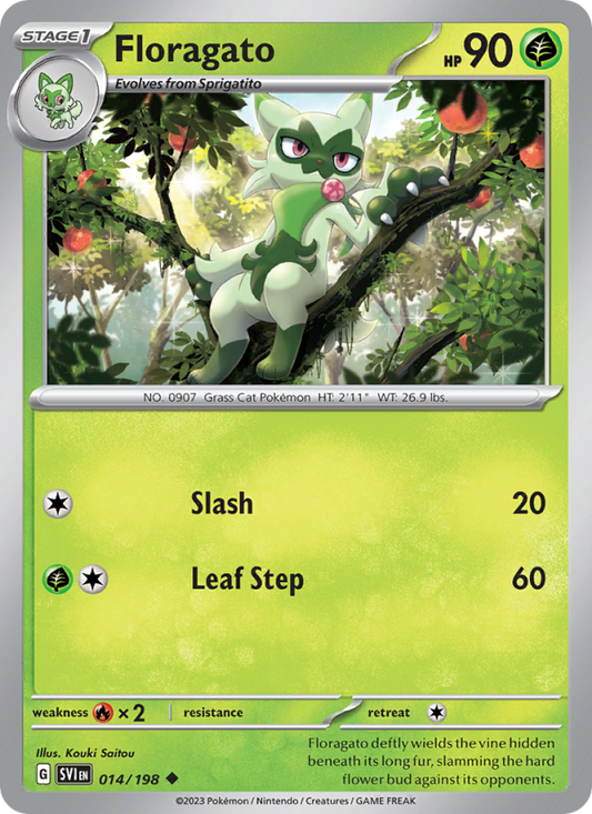 Floragato (014/198) Reverse Holo card image
