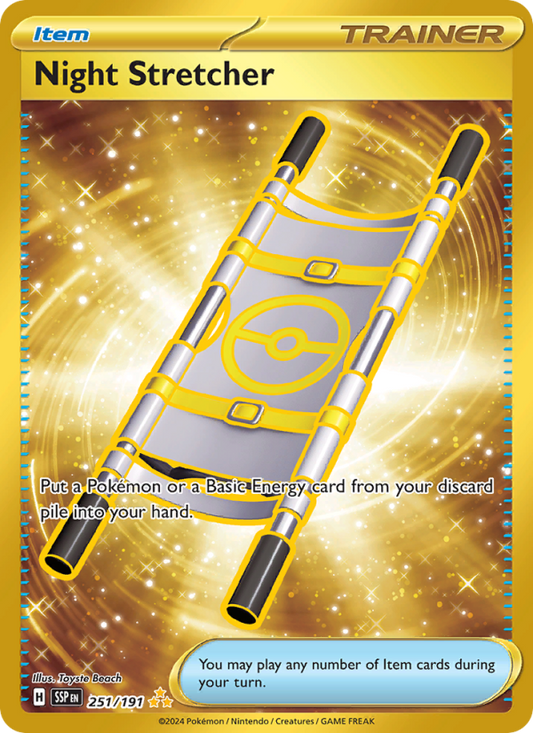 Night Stretcher (251/191) Holographic card image