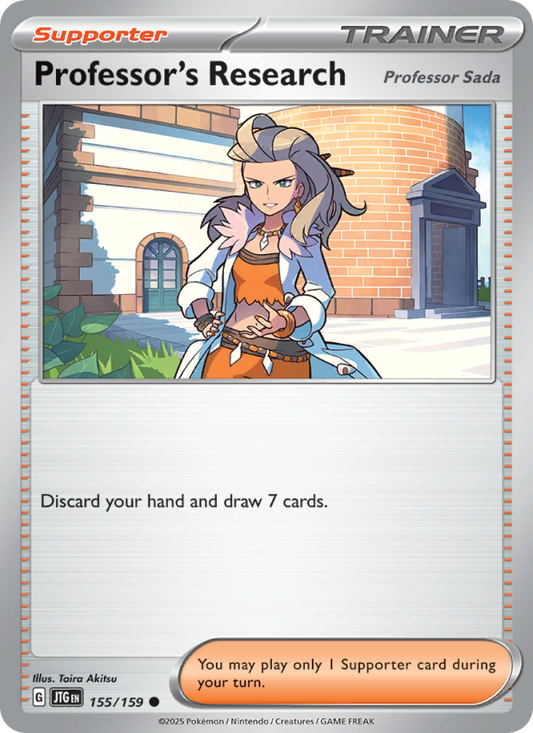 Professor's Research (155/159) Reverse Holo card image
