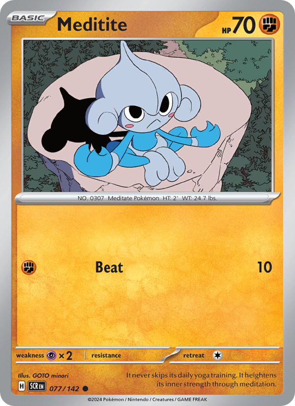 Meditite (077/142) Reverse Holo card image