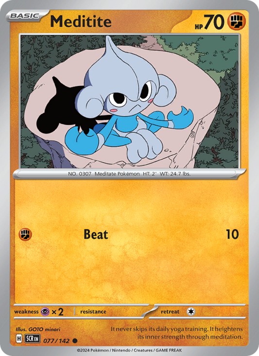 Meditite (077/142) Reverse Holo card image