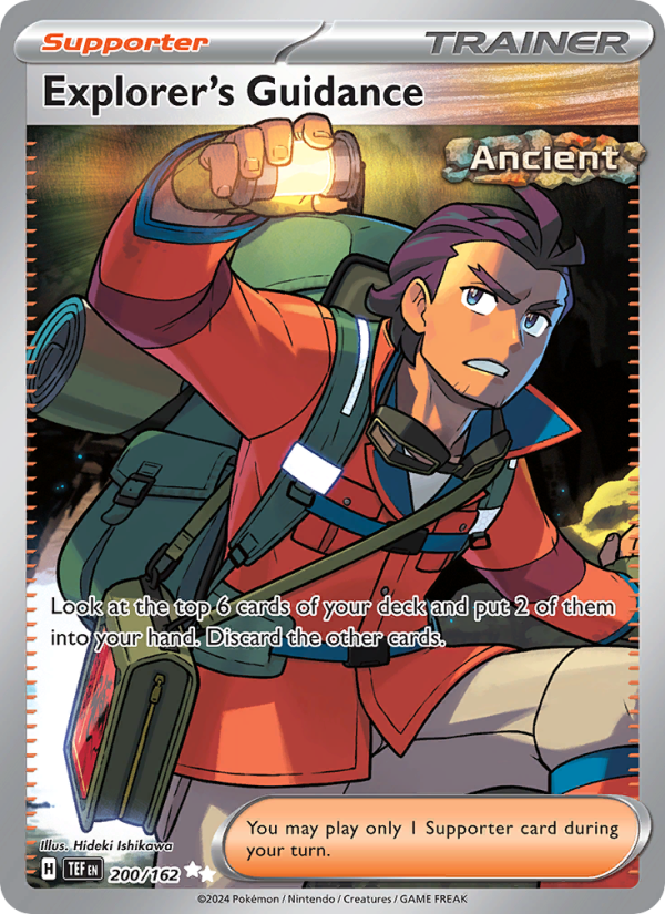 Explorer's Guidance (200/162) Holographic card image
