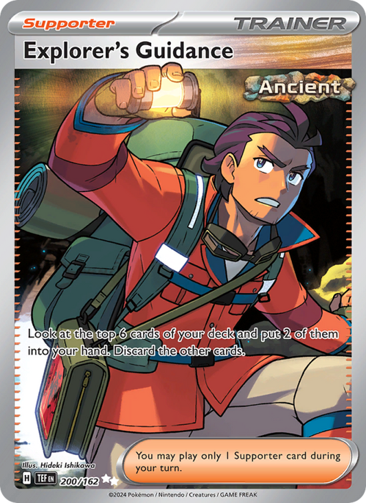 Explorer's Guidance (200/162) Holographic card image