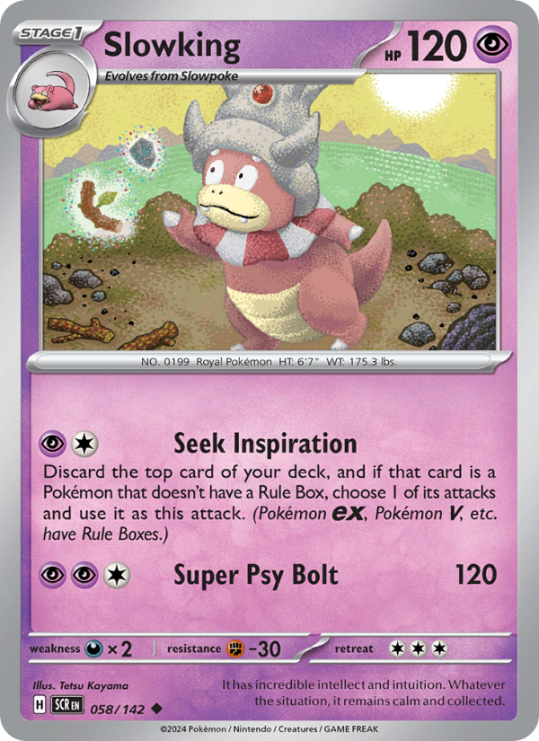 Slowking (058/142) Reverse Holo card image