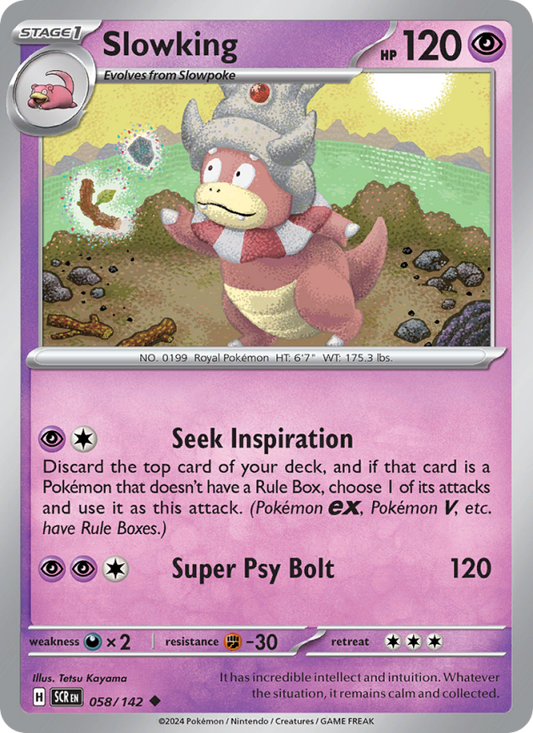 Slowking (058/142) Reverse Holo card image