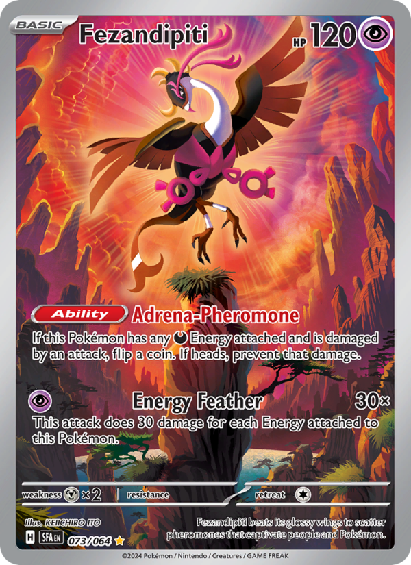 Fezandipiti (073/64) Holographic card image