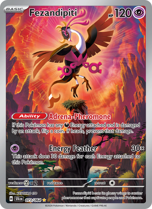 Fezandipiti (073/64) Holographic card image