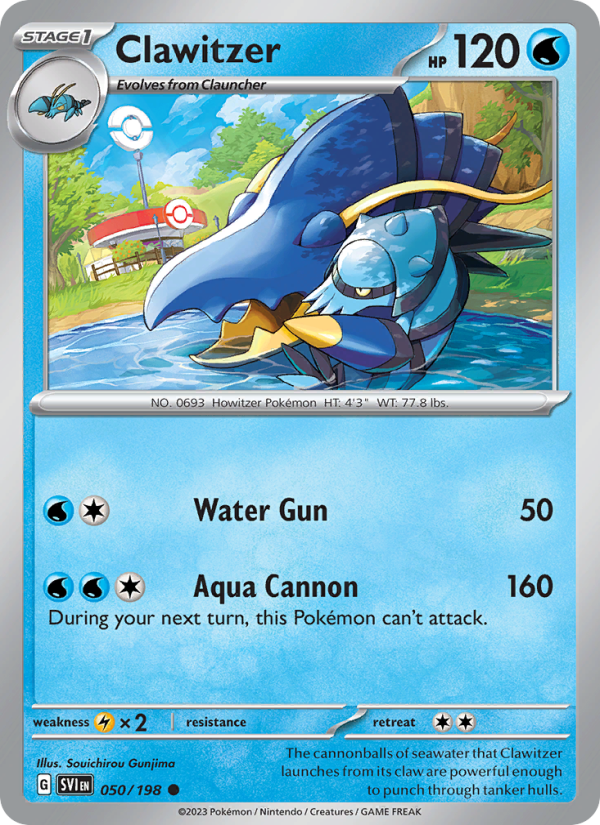 Clawitzer (050/198) Reverse Holo card image
