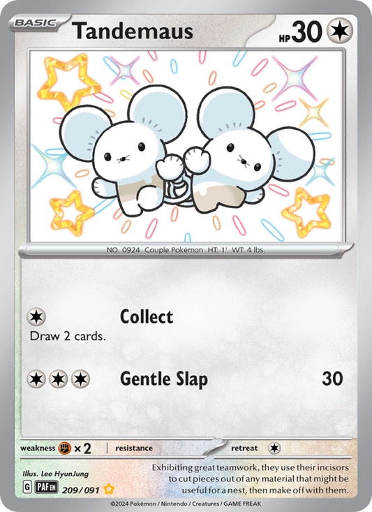 Tandemaus (209/91) Holographic card image