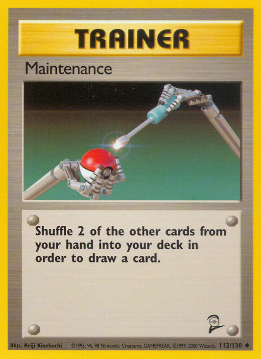 Maintenance (112/130) Reverse Holo card image