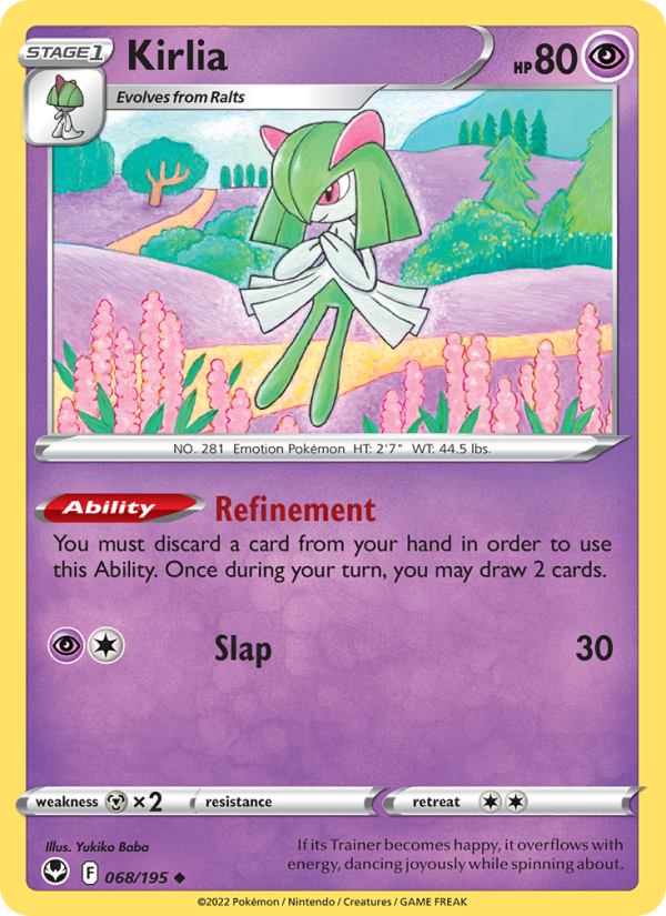 Kirlia (068/195) Reverse Holo card image