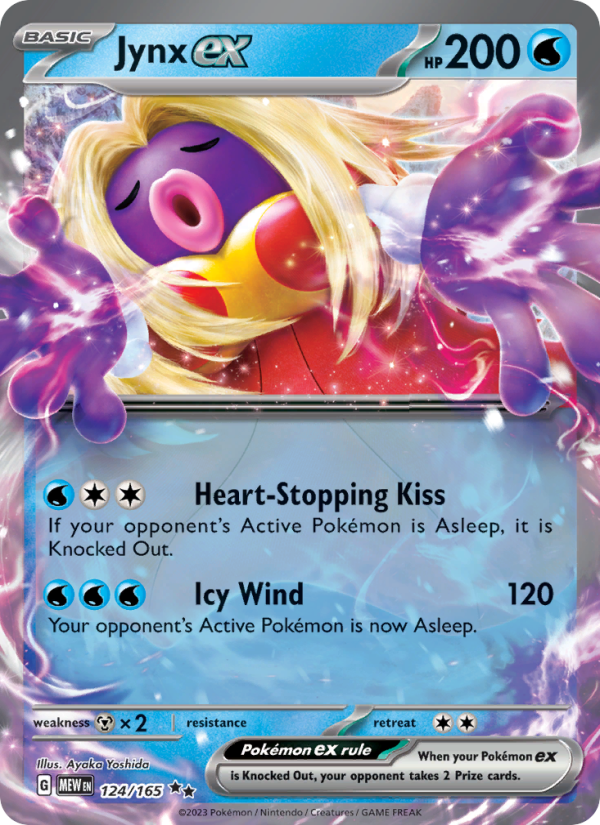 Jynx ex (124/165) Holographic card image