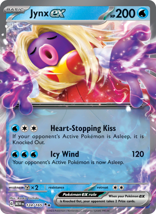 Jynx ex (124/165) Holographic card image
