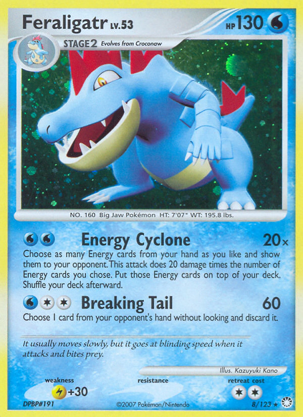 Feraligatr (008/122) Reverse Holo card image