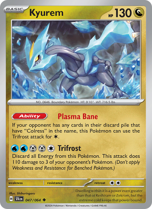 Kyurem (047/64) Reverse Holo card image